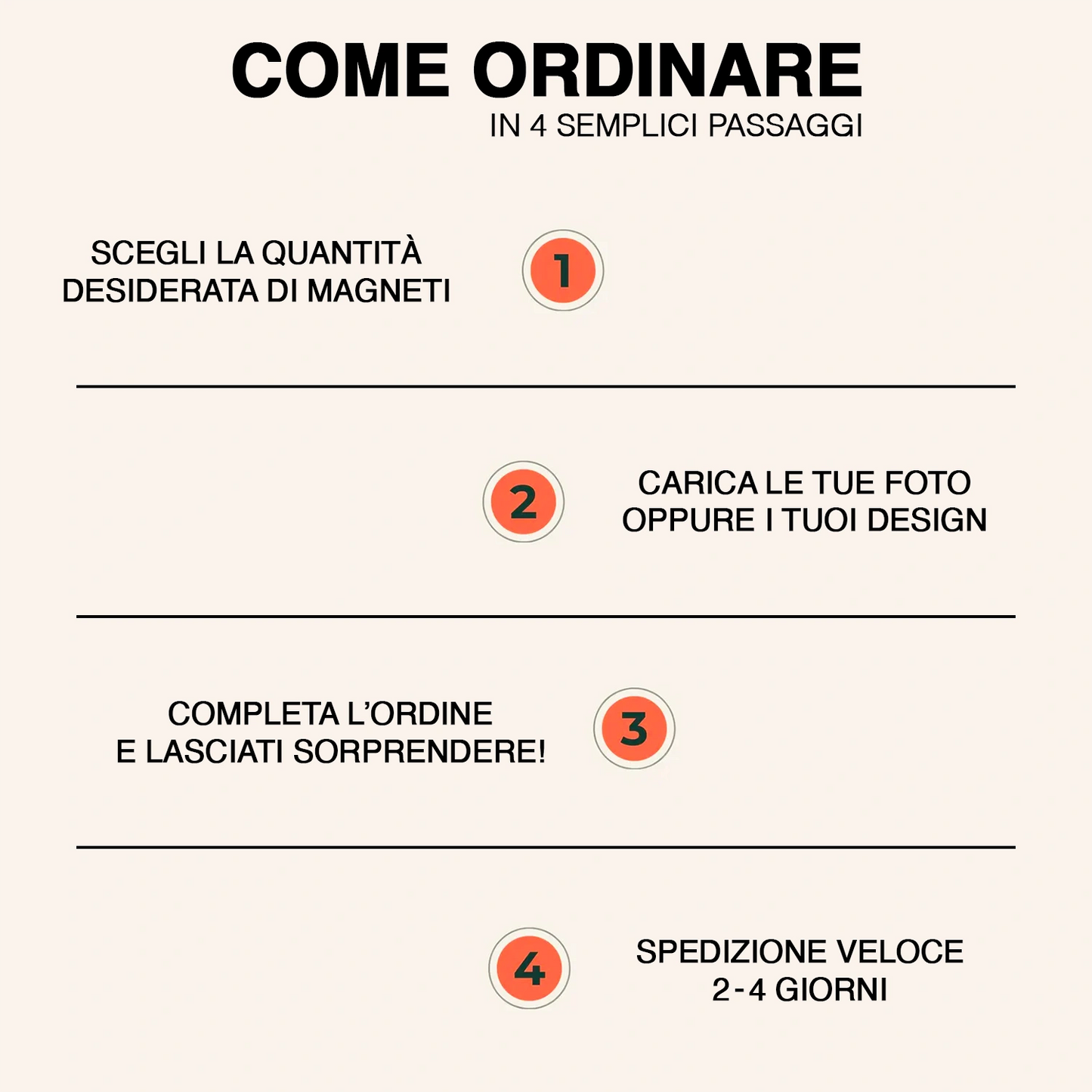 Set di Magneti Personalizzati - Idea Regalo Originale