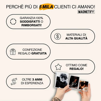 Set di Magneti Personalizzati - Idea Regalo Originale